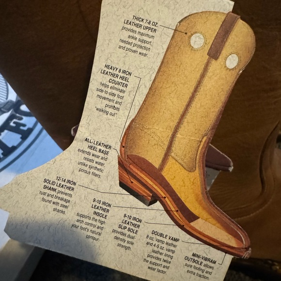 Hathorn boots made by whites boots. The boots are new never worn. - Picture 7 of 7